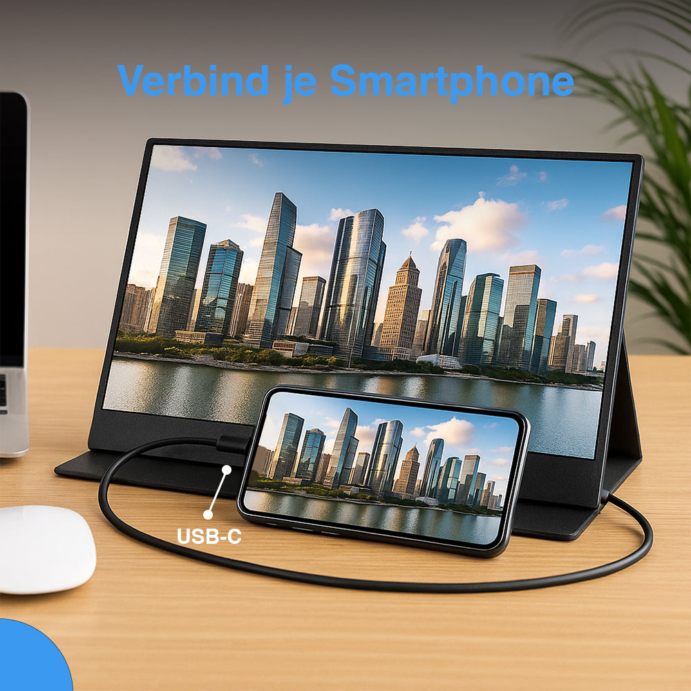 Thingy® Premium Draagbare Monitor 14 Inch Met Touchscreen