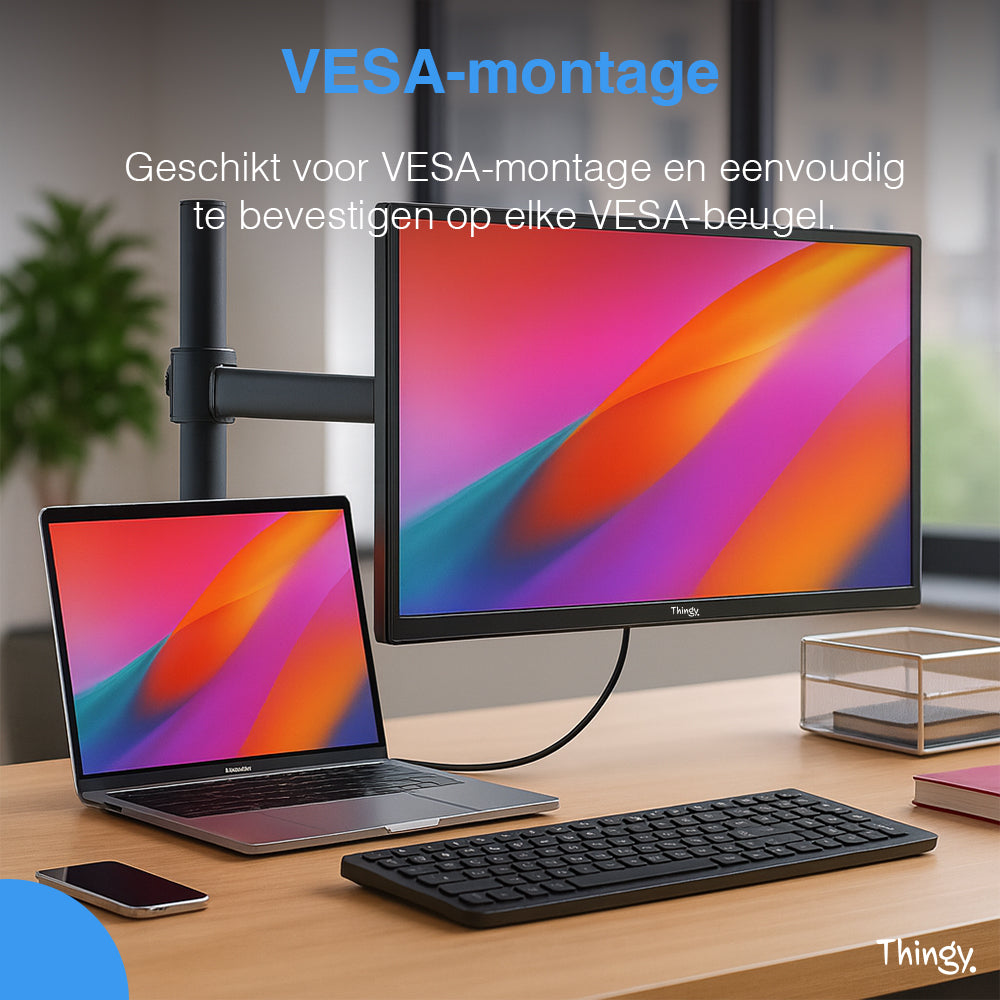 Thingy® Premium Draagbare Monitor 14 Inch Met Touchscreen