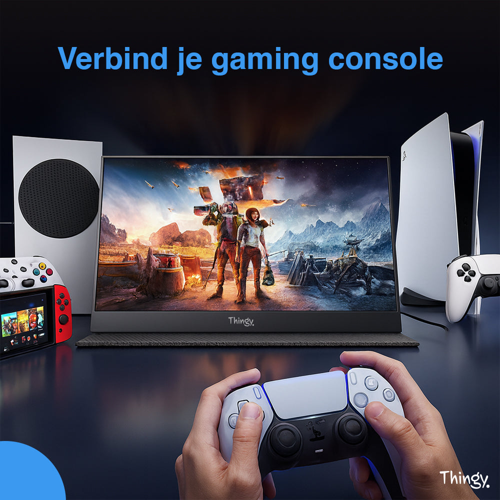 Thingy® Premium Draagbare Monitor 14 Inch Met Touchscreen