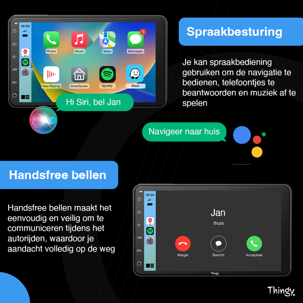 Thingy® Carplay Scherm 7 inch