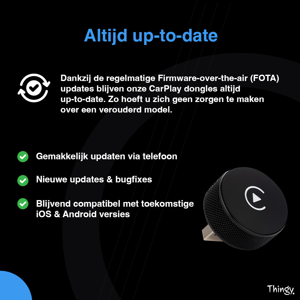 Thingy® 2-in-1 CarPlay Dongle