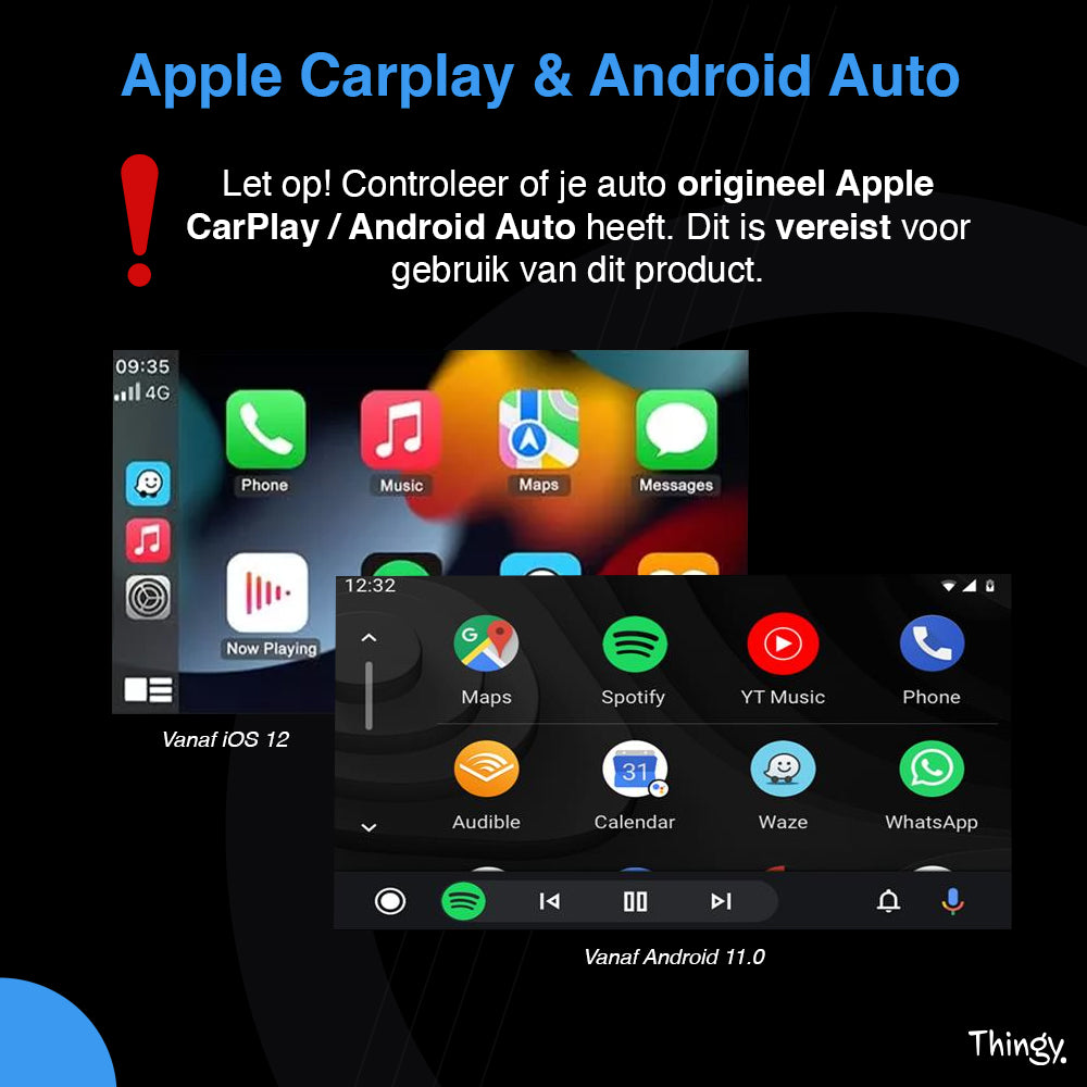 Thingy® Mini 2-in-1 CarPlay Dongle