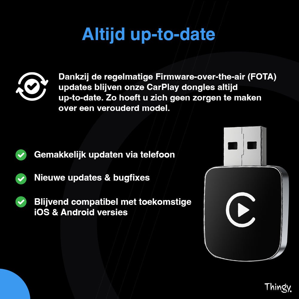 Thingy® Premium 2 - in - 1 CarPlay Dongle - Thingy