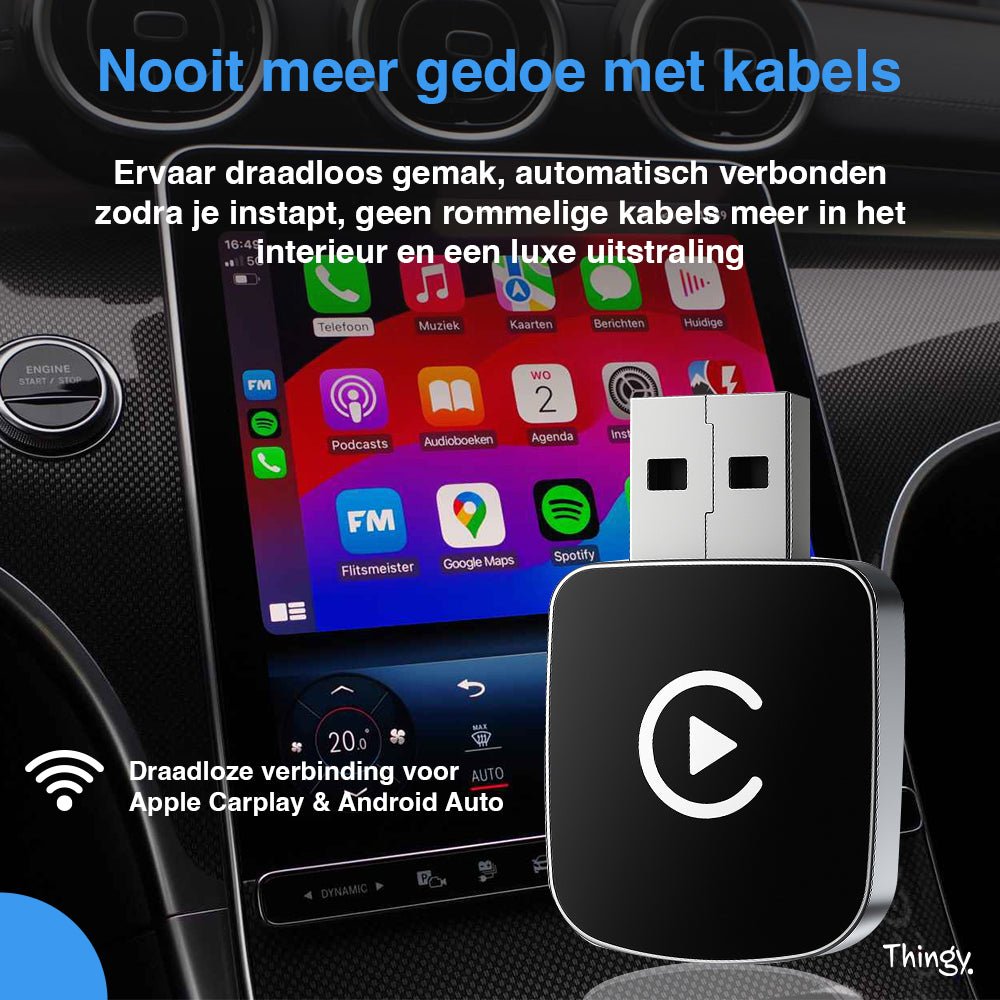 Thingy® Premium 2 - in - 1 CarPlay Dongle - Thingy