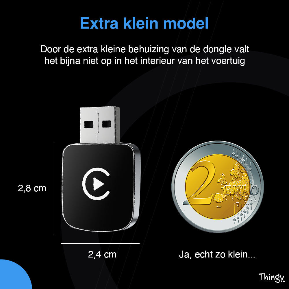 Thingy® Premium 2-in-1 CarPlay Dongle