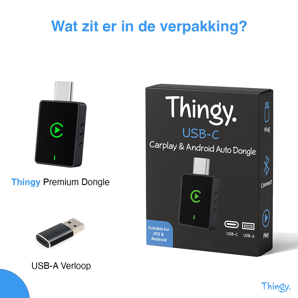 Thingy® USB-C 2-in-1 CarPlay Dongle