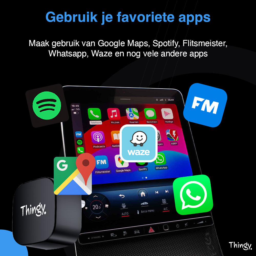 Thingy® Ultra Mini USB-C 2-in-1 CarPlay Dongle