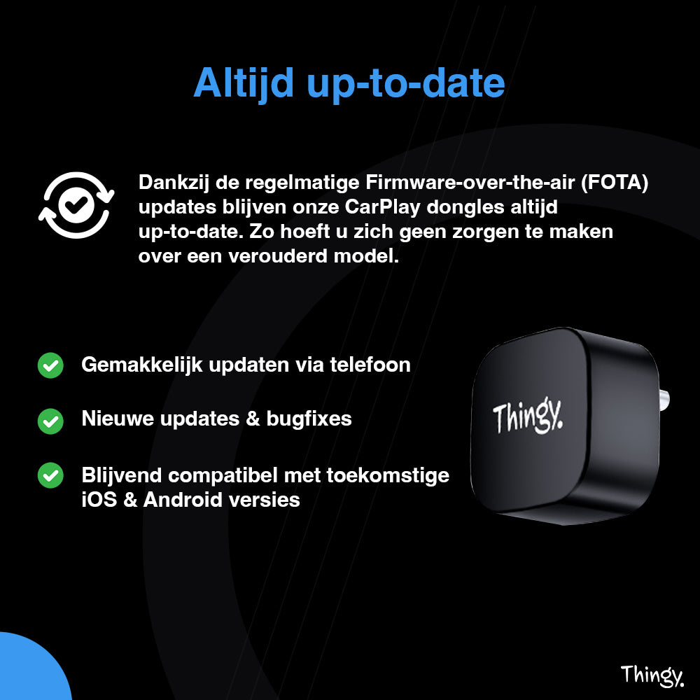 Thingy® Ultra Mini USB-C 2-in-1 CarPlay Dongle