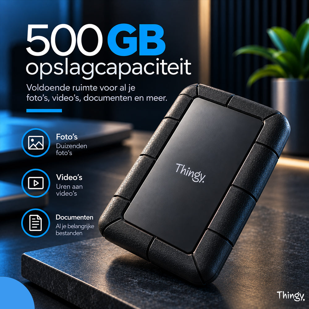 Thingy® Externe Harde Schijf 500 GB | USB-C