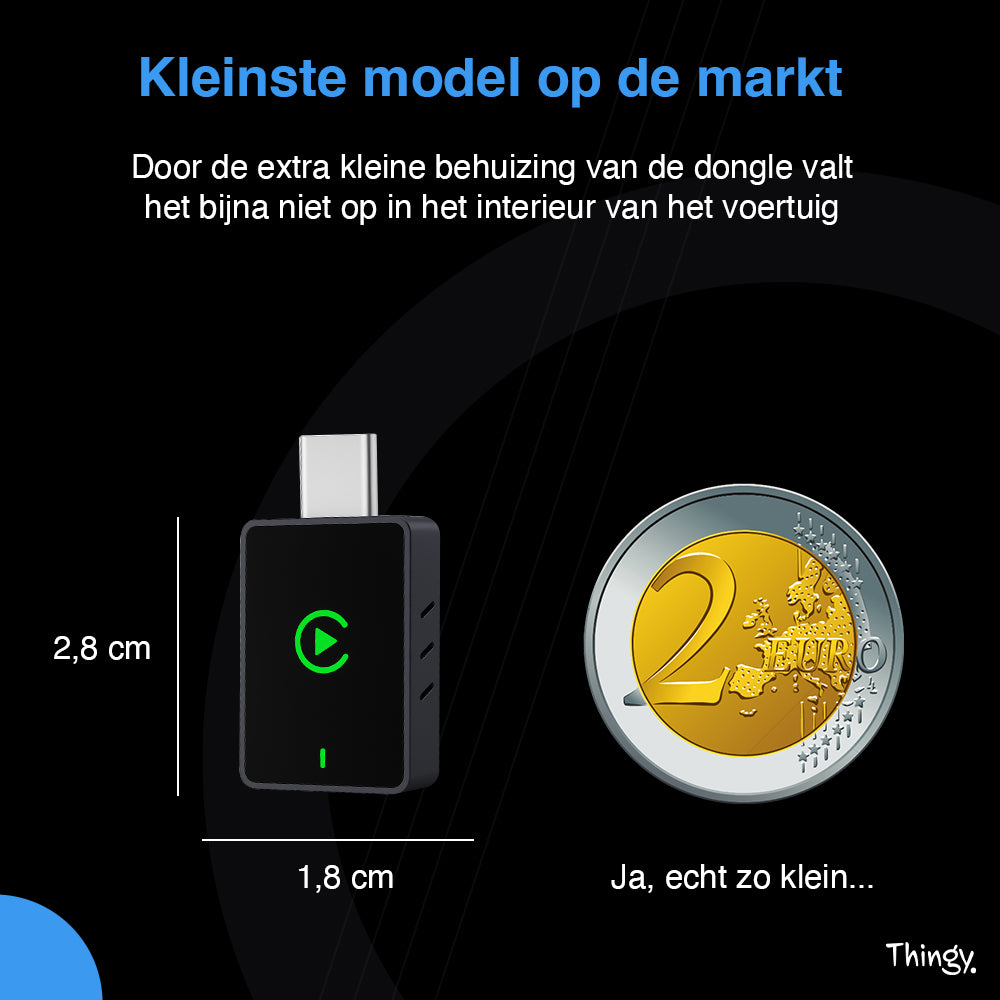 Thingy® USB-C 2-in-1 CarPlay Dongle