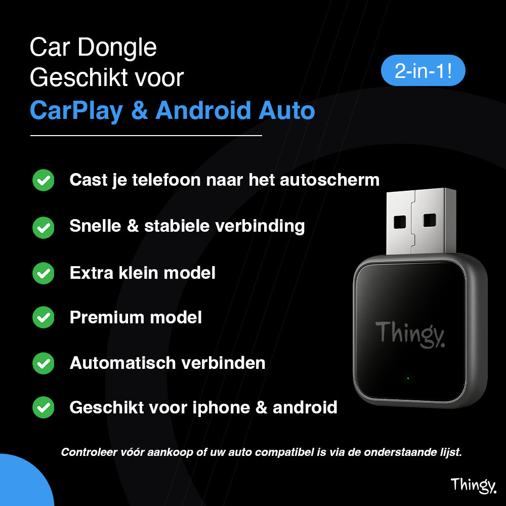 Thingy® 3-in-1 CarPlay Dongle