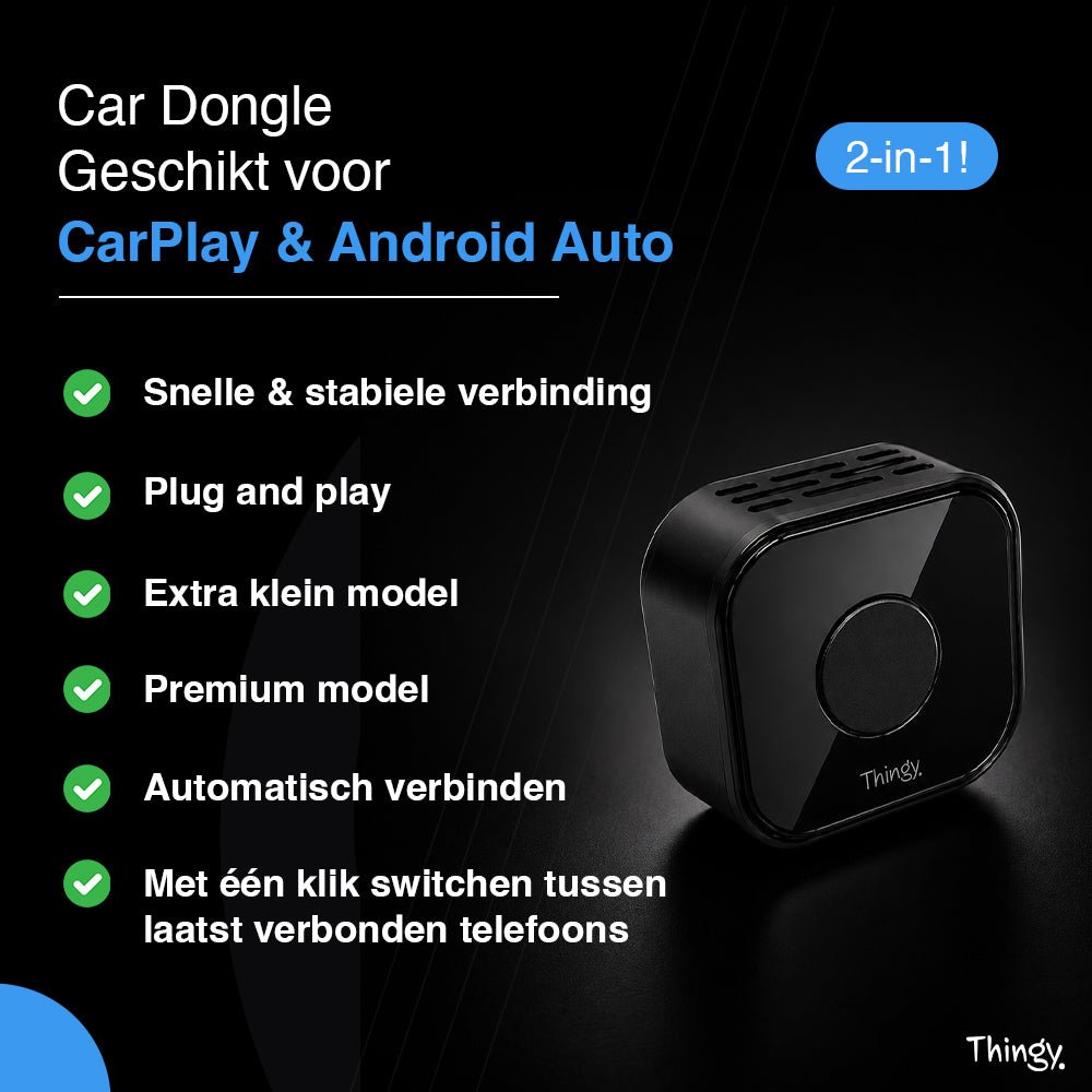 Thingy® Ultra Mini 2 - in - 1 CarPlay Dongle - Thingy