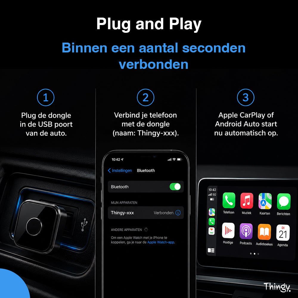 Thingy® Ultra Mini 2-in-1 CarPlay Dongle - Thingy