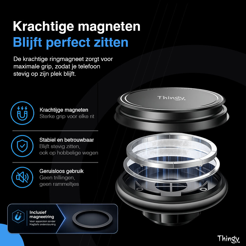 Telefoonhouder Auto | Ventilatie & Dashboard | Magnetisch | MagSafe Compatibel