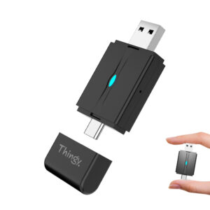 2-in-1 Carplay dongle | USB-A & USB-C | Draadloos Apple CarPlay & Android Auto